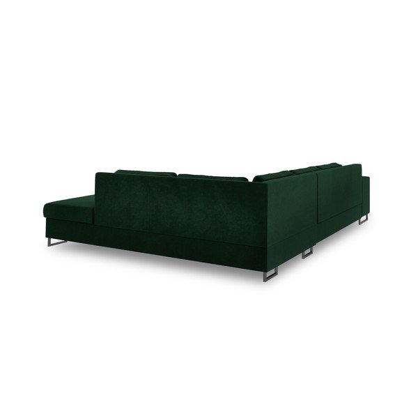 Zielona rozkładana sofa prawostronna Cosmopolitan Design San Diego-image-3