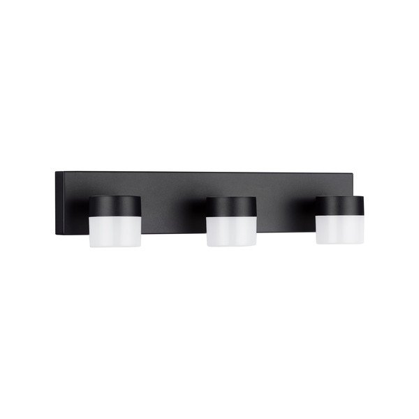 Aluminiowy kinkiet LED w kolorze matowej czerni Teko – Nova Luce