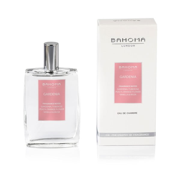 Spray zapachowy do wnętrz Bahoma White, zapach gardenii, 100 ml