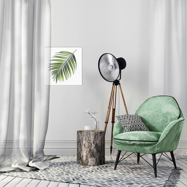 Obraz Styler Canvas Greenery Black Palm, 32x32 cm-image-1