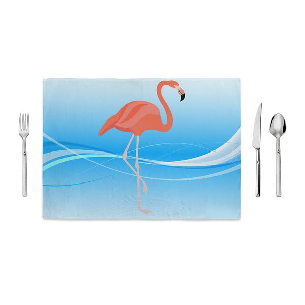 Mata kuchenna Home de Bleu One Flamingo, 35x49 cm
