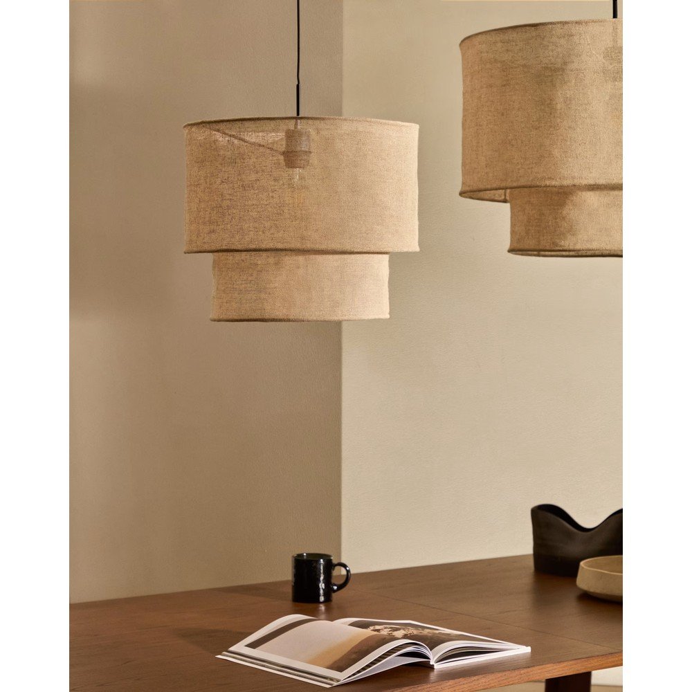 Beżowy abażur ø 40 cm Mariela – Kave Home (zdjęcie 2)