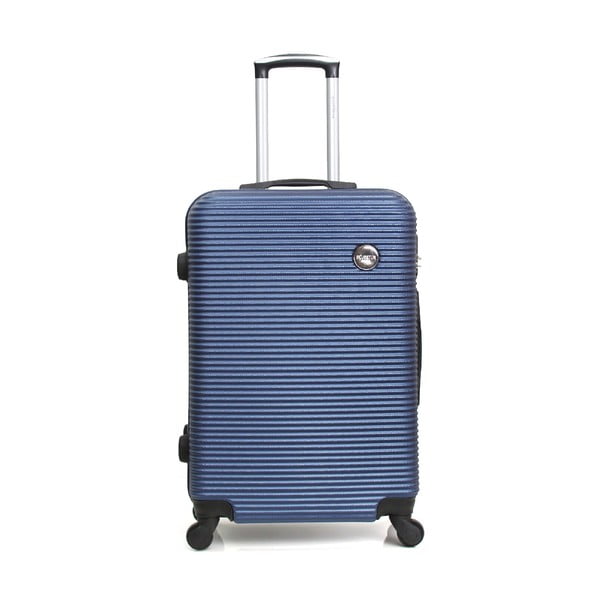 Niebieska walizka na kółkach BlueStar Porto, 64 l