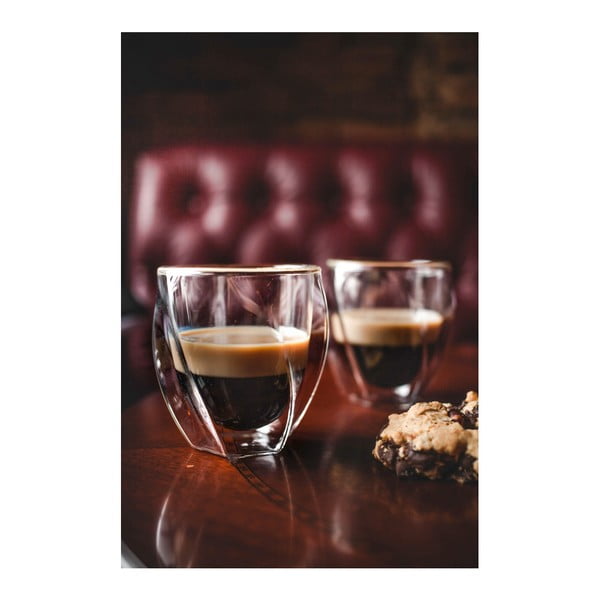 Kubki do cappuccino z podwójną ścianką zestaw 2 szt. 250 ml Cristallo – Vialli Design-image-2