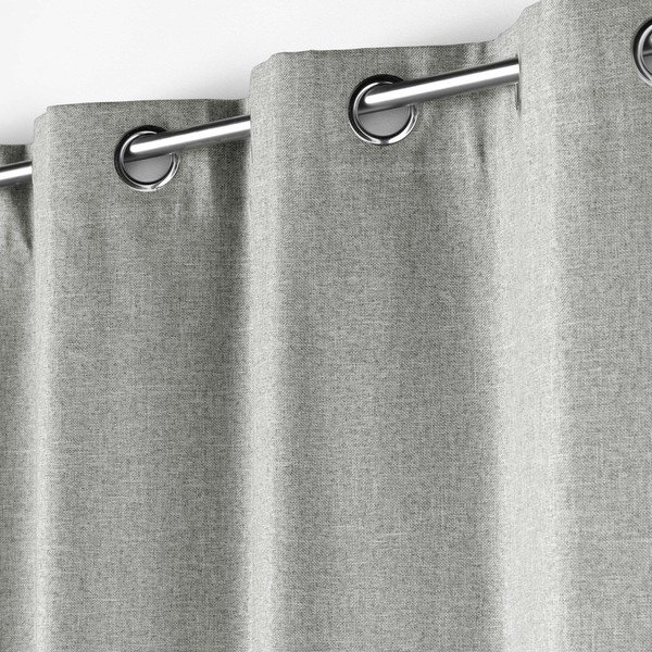 Jasnoszara zasłona zaciemniająca 140x260 cm Crepuscule – douceur d'intérieur-image-1