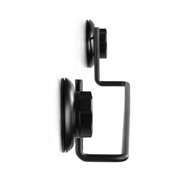Czarny samoprzylepny uchwyt na ręczniki Compactor Bestlock Black Tube Holder For Towels, 60,6x9 cm-image-4