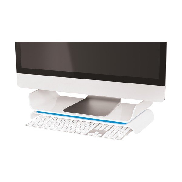 Biało-niebieska podstawka pod monitor Leitz-image-2