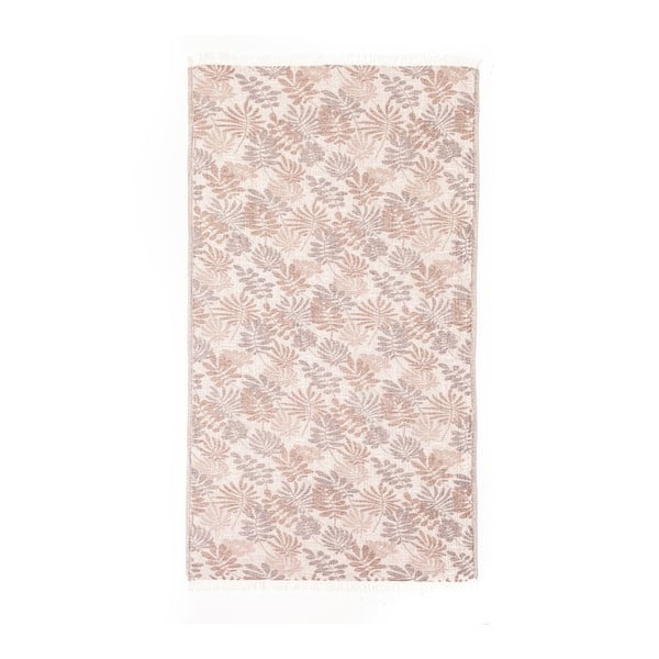 Brązowy ręcznik hammam Begonville Autmun, 175x90 cm