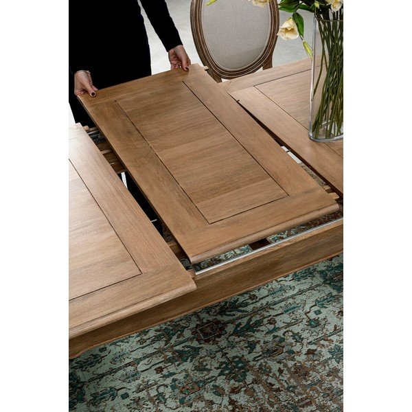 Rozkładany stół z litego drewna mango z dodatkowym blatem 90x180 cm Domitille – Bizzotto-image-2