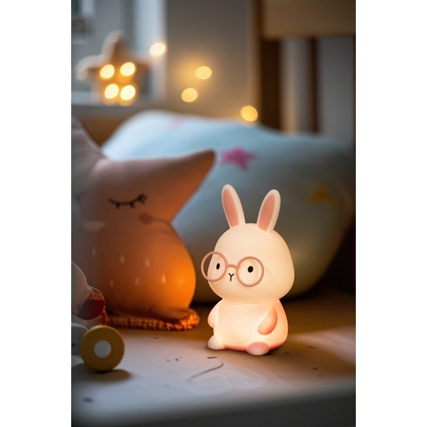 Jasnoróżowa dziecięca lampka nocna Josie – Fischer & Honsel-image-2