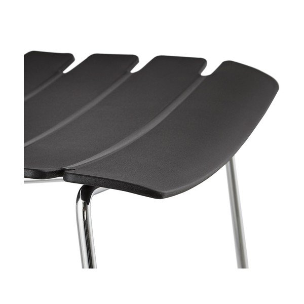 Czarne krzesło barowe Kokoon Design Reny-image-3