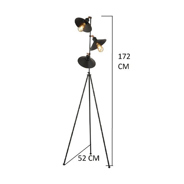 Czarna lampa stojąca Bowl − Magenta Home-image-2