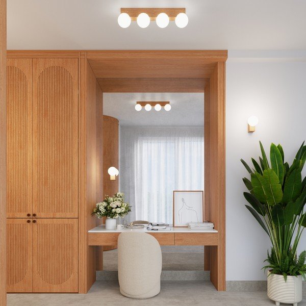 Biało-naturalny kinkiet ø 12 cm Solum – Sollux-image-3