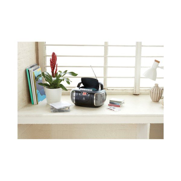 Czarny magnetofon GPO PCD 299 Black-image-2