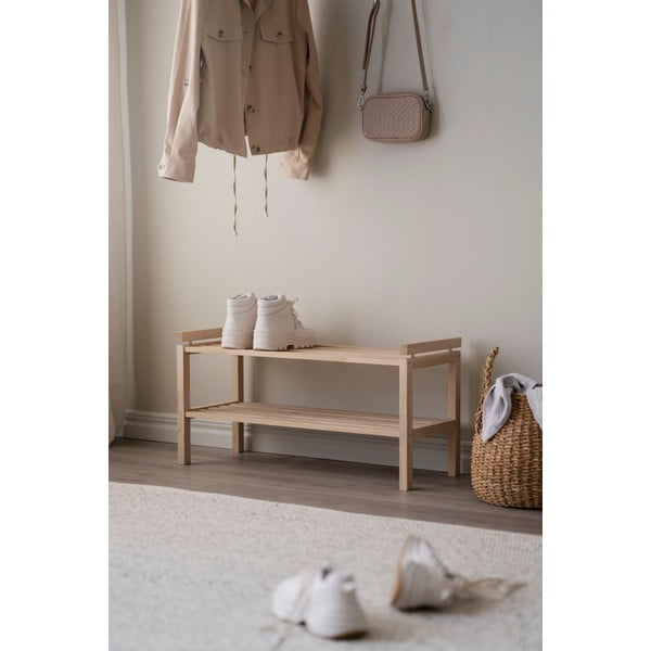 Szafka na buty z litego drewna dębowego Confetti – Rowico-image-1