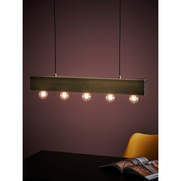 Lampa wisząca w kolorze mosiądzu Markslöjd Couture-image-2