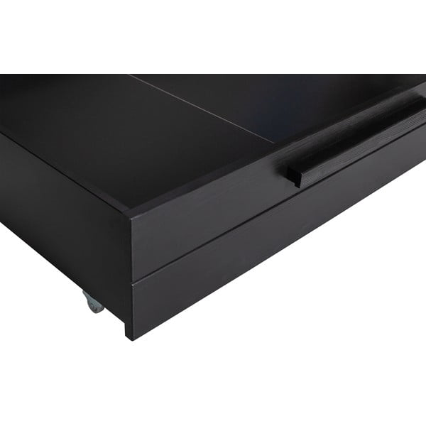 Czarna szuflada pod łóżko 90x200 cm Dennis – WOOOD-image-4
