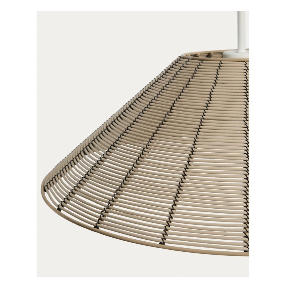 Beżowy abażur z imitacji rattanu ø 50 cm Saranella – Kave Home (zdjęcie 7)