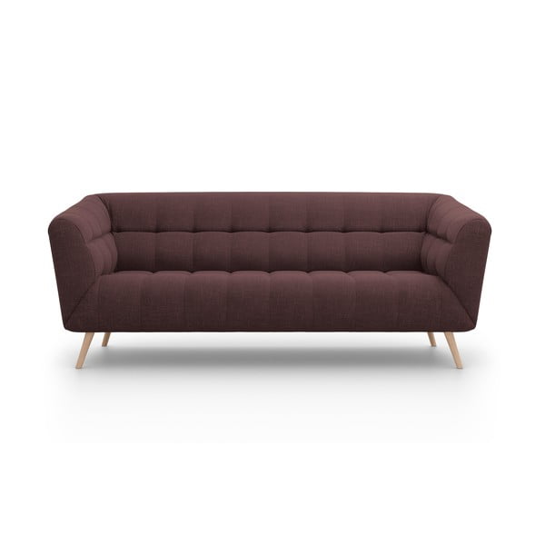 Ciemnoczerwona sofa Interieurs 86 Étoile, 210 cm