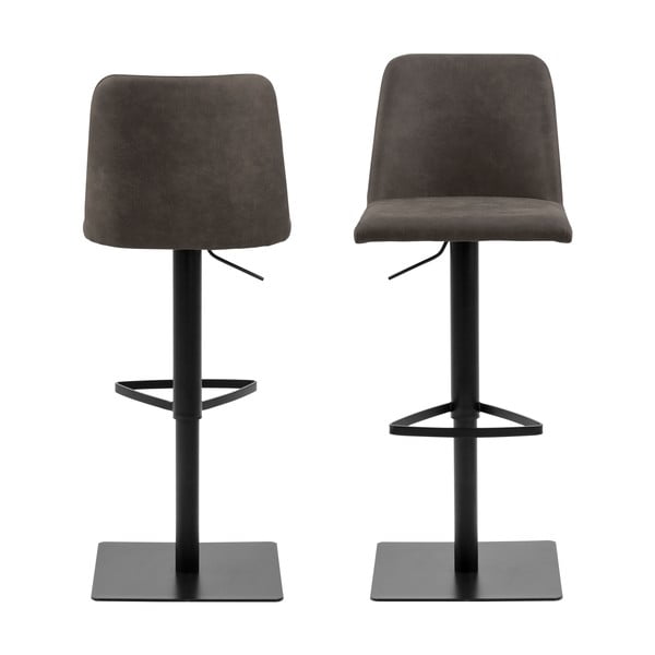 Antracytowy hoker z regulowaną wysokością (wysokość siedziska 78,5 cm) Avanja – Actona-image-3