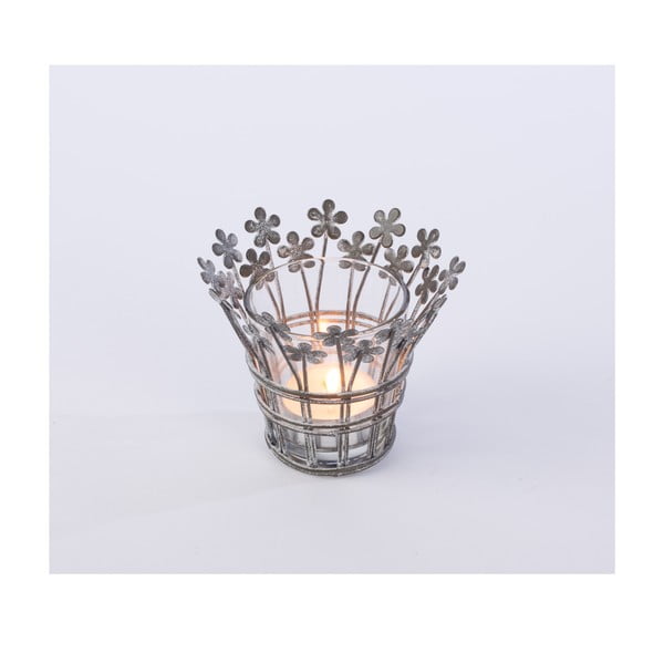 Metalowy świecznik Votive, 9x9 cm