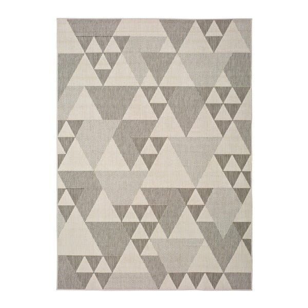 Beżowy dywan odpowiedni na zewnątrz Universal Clhoe Triangles, 120x170 cm