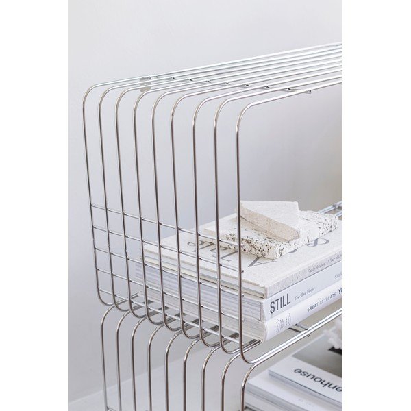 Wielopoziomowa metalowa półka w kolorze srebra z połyskiem 70 cm Store-It – Mette Ditmer Denmark-image-2