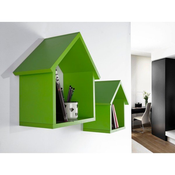 Zestaw 2 półek Maison, zielony-image-1