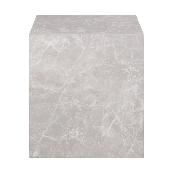Stolik w dekorze marmuru 40x40 cm Prague – House Nordic-image-2