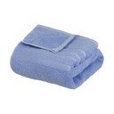 Niebieski bawełniany ręcznik kąpielowy frotte 70x140 cm Simple – Casa Selección
