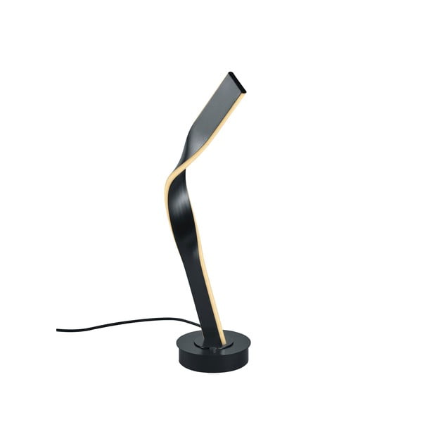 Czarna lampa stołowa LED z metalowym kloszem (wysokość 64,5 cm) Cicenza – CINQUE