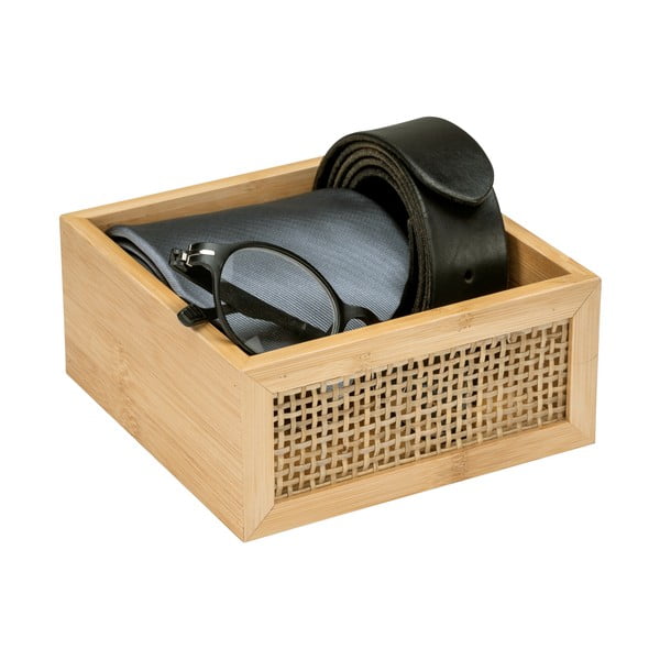 Bambusowy organizer łazienkowy Wenko Allegre, 15x7 cm-image-3