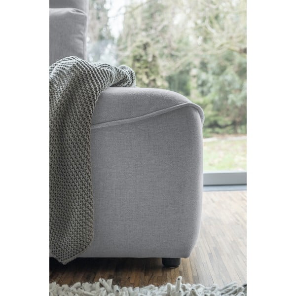 Jasnoszary rozkładany narożnik (w kształcie litery "U") Homely Tommy – Miuform-image-2