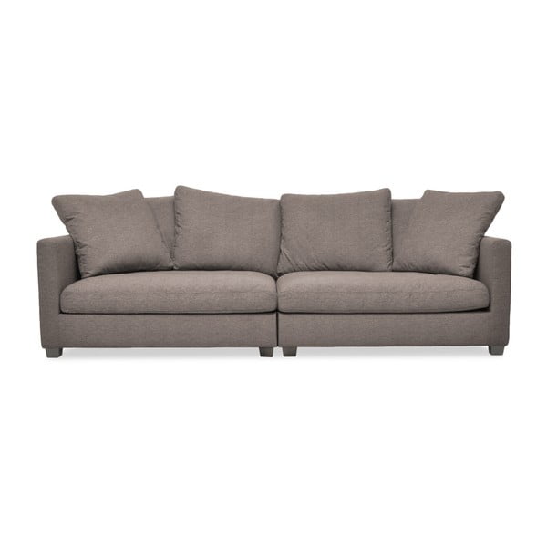 Brązowa sofa 3-osobowa Vivonita Hugo