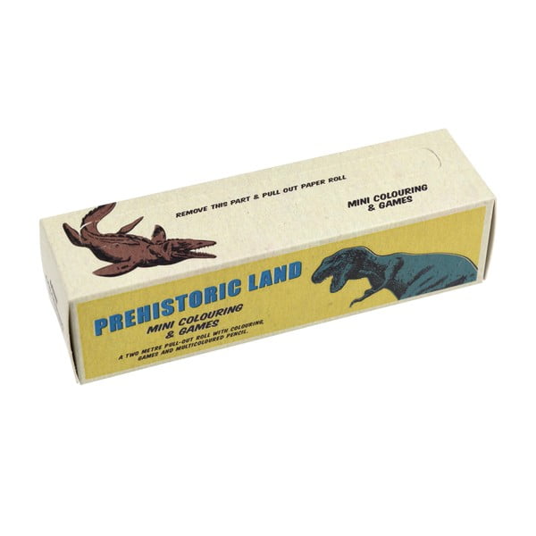 Podróżny zestaw kolorowanek i rebusów dla dzieci Rex London Prehistoric-image-2