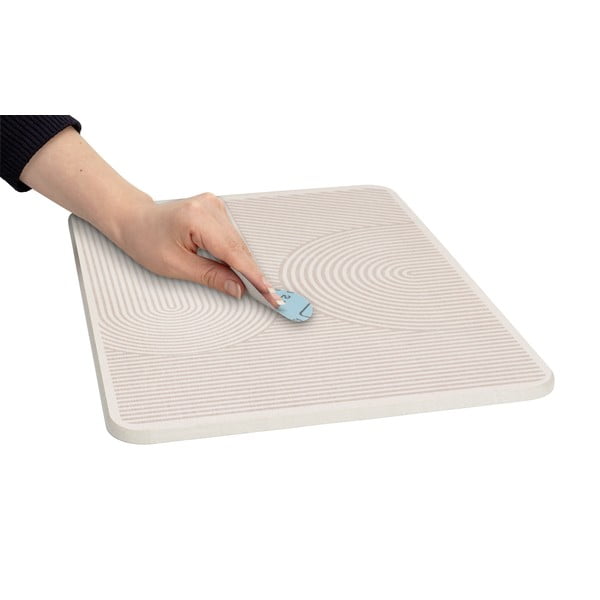 Beżowa podkładka do naczyń okrzemkowa (z diatomitu) 40x30 cm Damon – Wenko-image-2