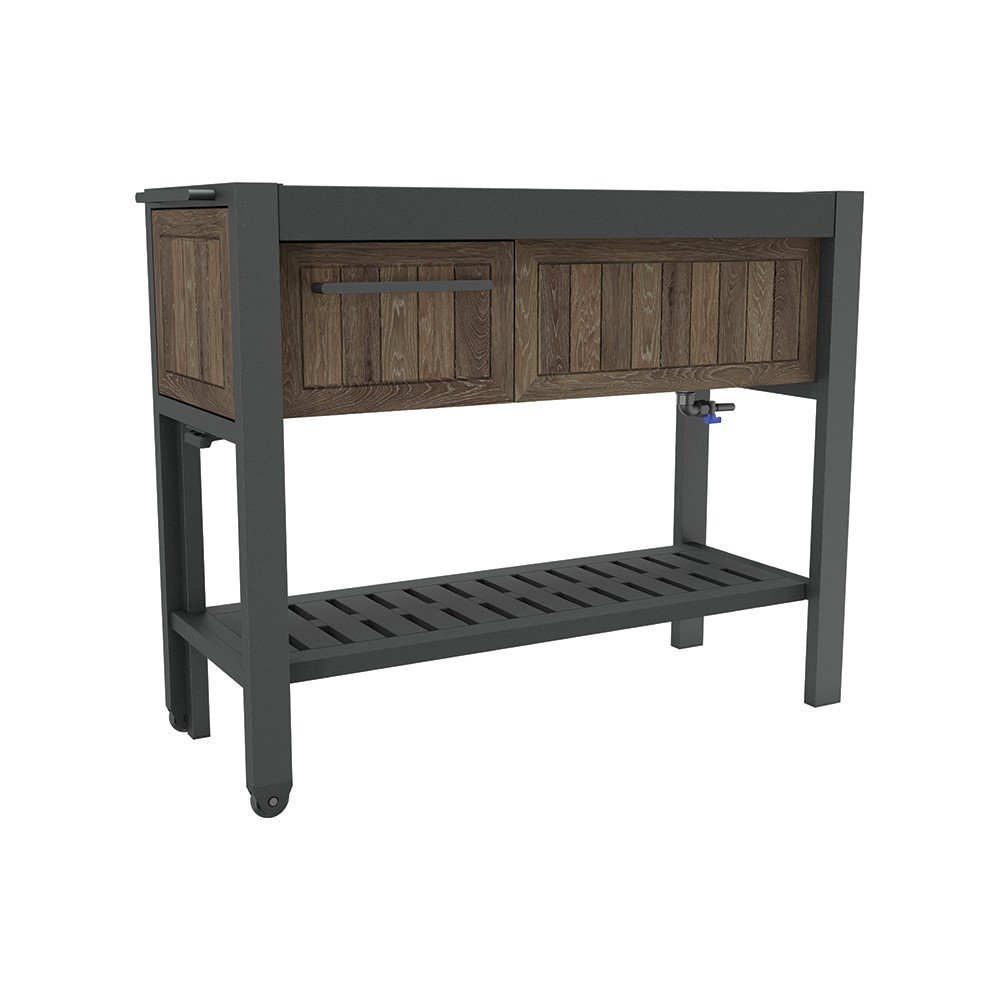 Ogrodowy stolik barowy 112x43 cm Hosting – Keter
