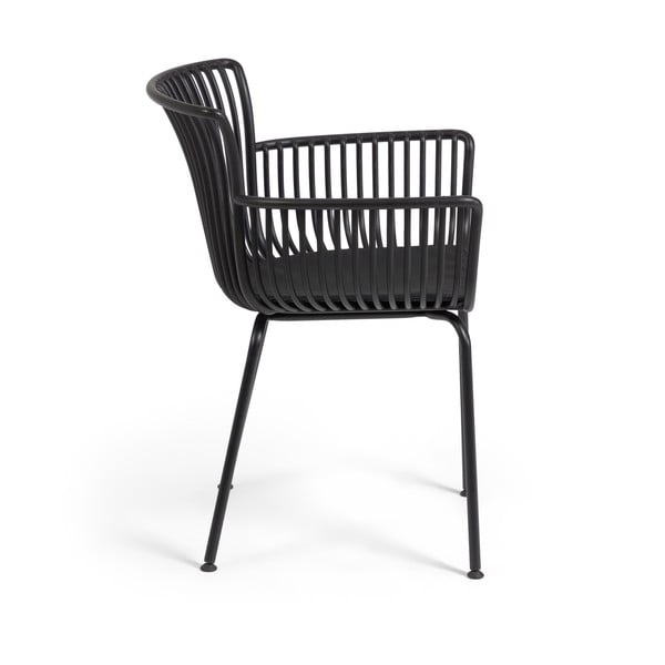Czarne krzesło ogrodowe Kave Home Surpika-image-3