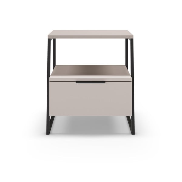 Kremowa szafka nocna Velia – Marckeric-image-2