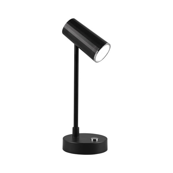 Lampa stołowa LED ze ściemniaczem w kolorze czarni z połyskiem (wys. 28 cm) Lenny – Trio-image-2