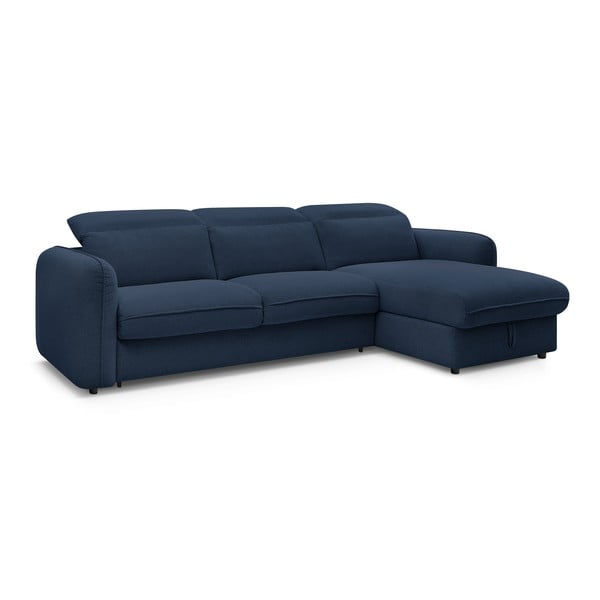 Ciemnoniebieski rozkładany narożnik (strona zmienna) Achille – Bobochic Paris-image-3