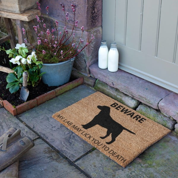 Wycieraczka z włókna kokosowego 40x60 cm Labrador – Artsy Doormats-image-2
