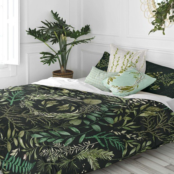 Bawełniana poszwa na kołdrę Happy Friday Basic Fern, 140x200 cm-image-4