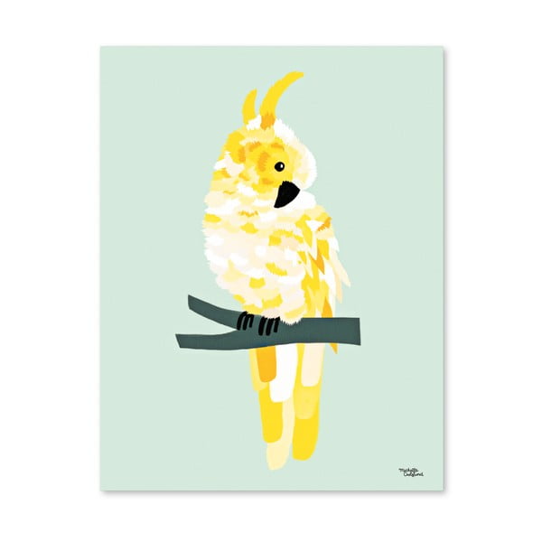 Plakat Michelle Carlslund Yellow Cockatoo, 50x70 cm