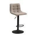 Beżowy tapicerowany hoker z regulowaną wysokością (wysokość siedziska 61 cm) Middelfart – House Nordic