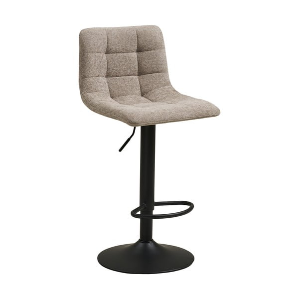 Beżowy tapicerowany hoker z regulowaną wysokością (wysokość siedziska 61 cm) Middelfart – House Nordic