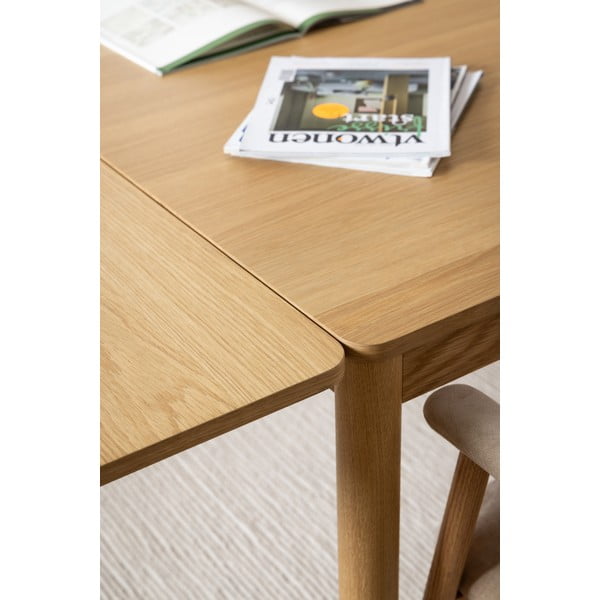 Rozkładany stół w dekorze dębu 100x200 cm Atlantic – Actona-image-1