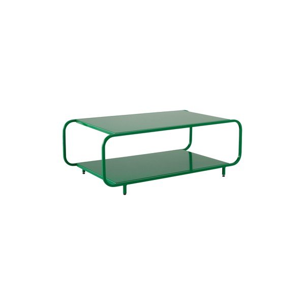 Zielony metalowy stolik 55x100 cm Anzac – Jotex-image-2