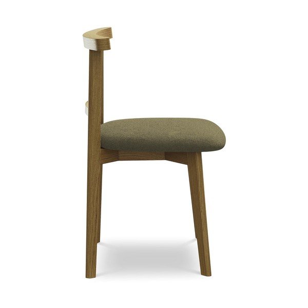 Zielone krzesło z litego drewna Ohelo – Makamii-image-2