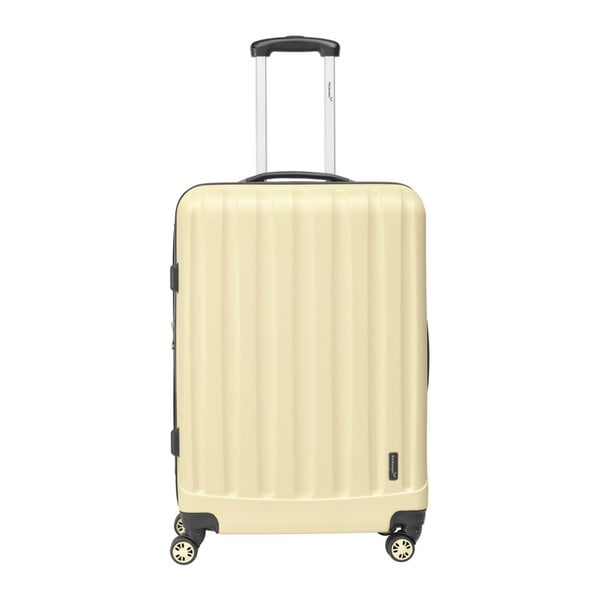 Kremowa walizka podróżna Packenger Koffer, 112 l